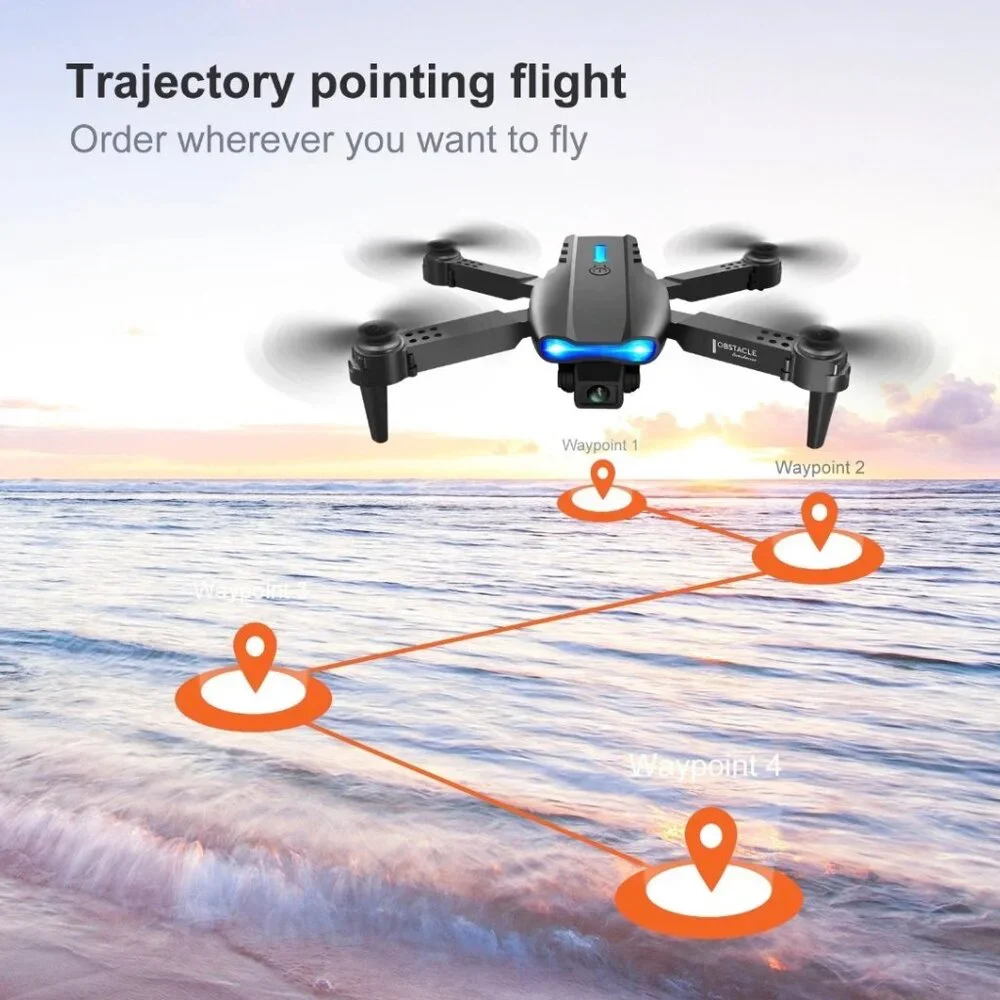 BEEPRINCESS Drone with 4K HD Dual Camera for Adults Kids, RC Quadcopter
